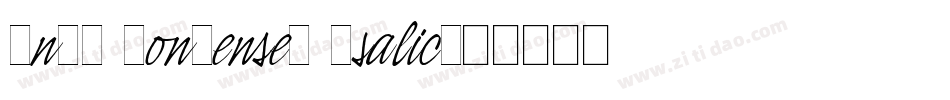 Indy Condensed Italic字体转换